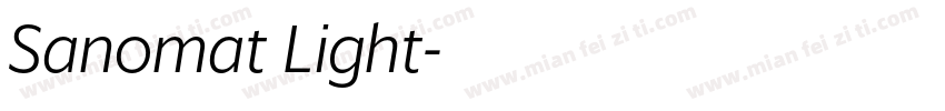 Sanomat Light字体转换